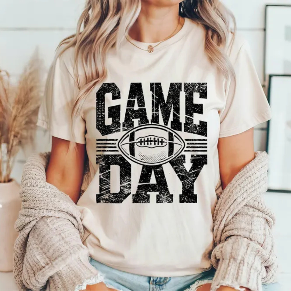 Football Season Game Day T-Shirt - Trendy Football Mom & Fall Sports Tee