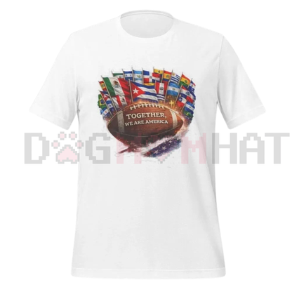 "Together We Are America" Football Tee