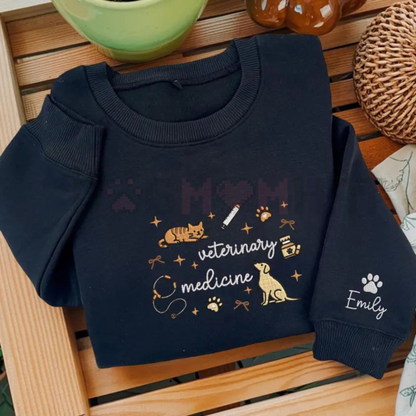 Embroidered Veterinary Medicine Shirt