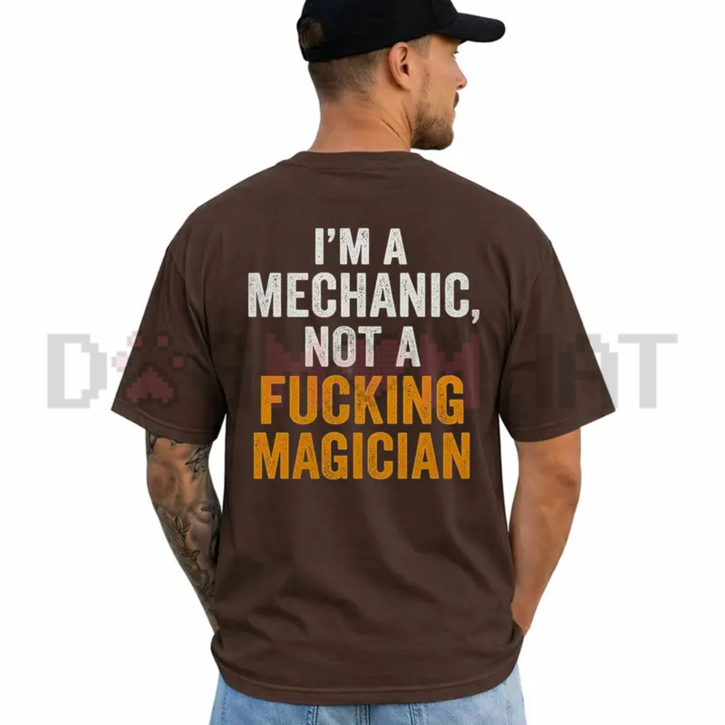 I'm A Mechanic Not A Magician T-Shirt - Funny Auto Repair Graphic Tee