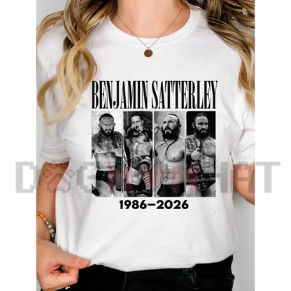 Benjamin Satterley Vintage Tribute Graphic T-Shirt