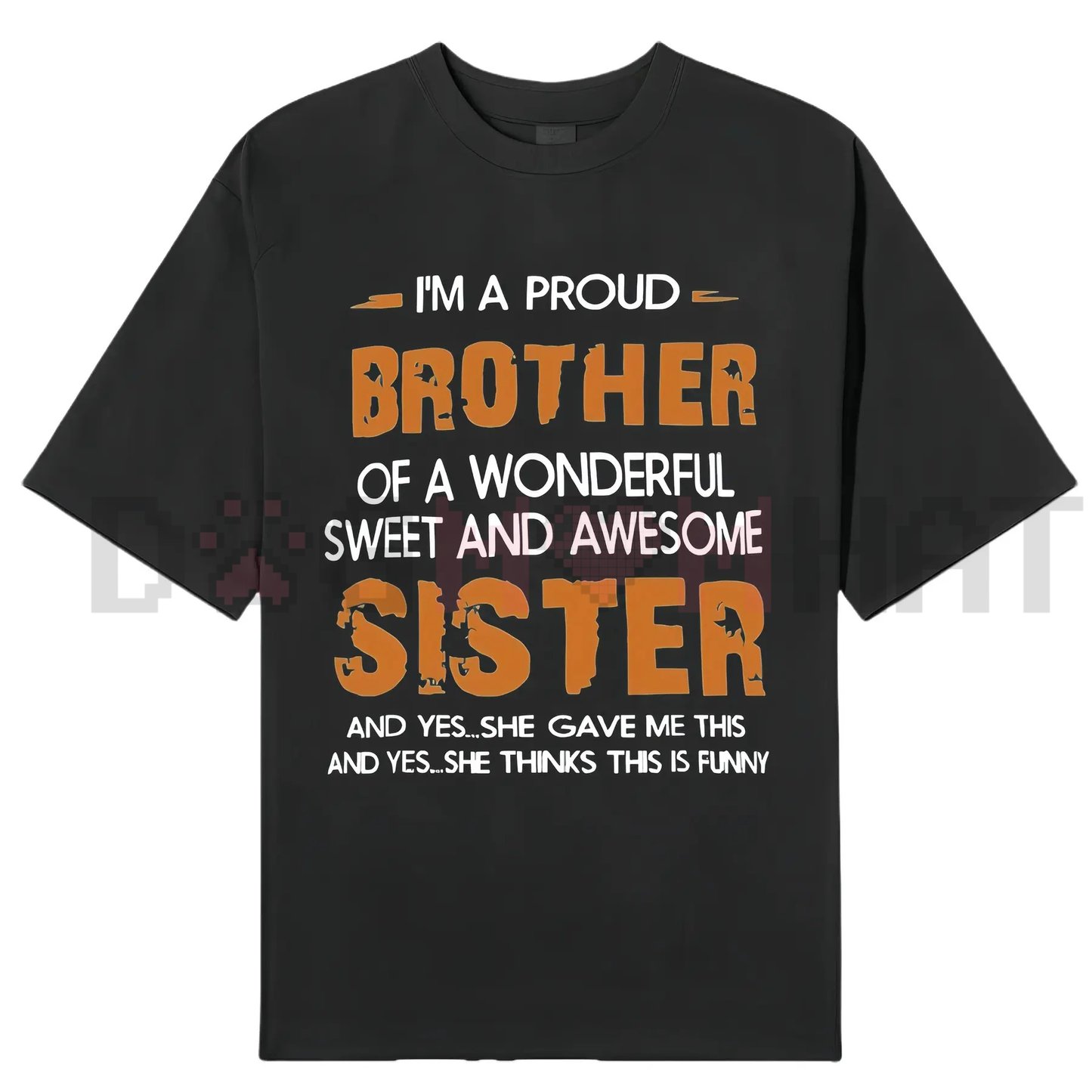 Men's "Brother and Sister" T-Shirt – Proud Sibling Bond Tee