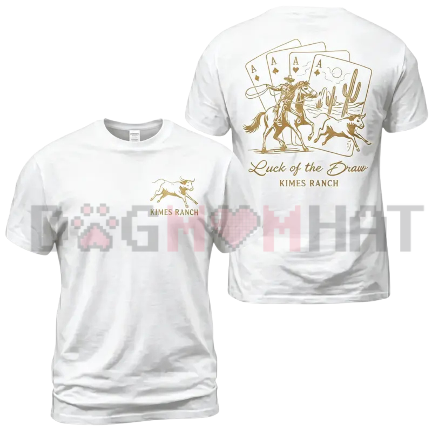 Kimes Ranch "Luck Of The Draw" T-Shirt - Western Rodeo Graphic Tee