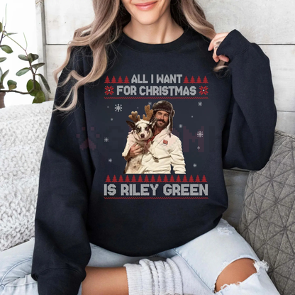 Retro "All I Want For Christmas" Wish Sweatshirt