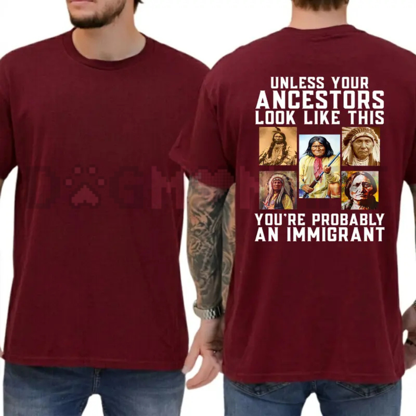 Native Heritage Ancestral Sovereignty Graphic Tee - Indigenous Rights Equality Cotton Shirt