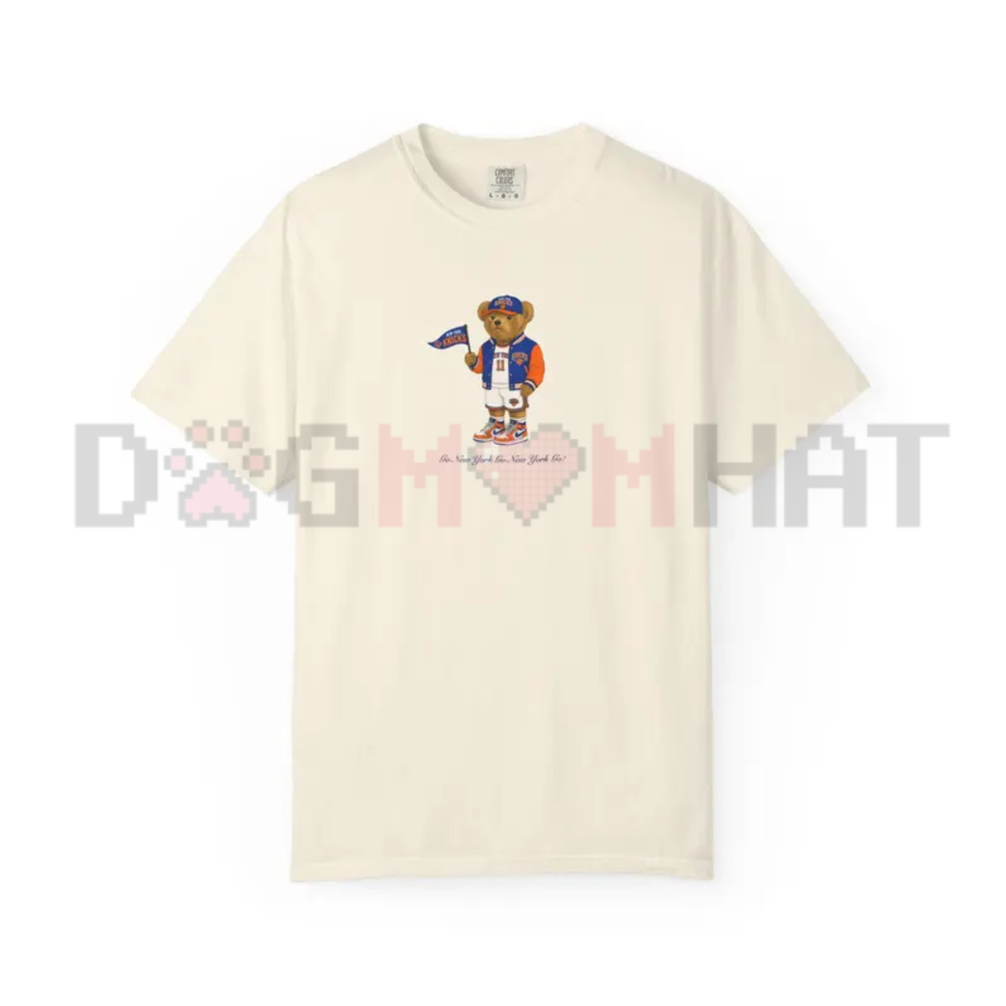 NYC Basketball Teddy Retro Graphic Tee