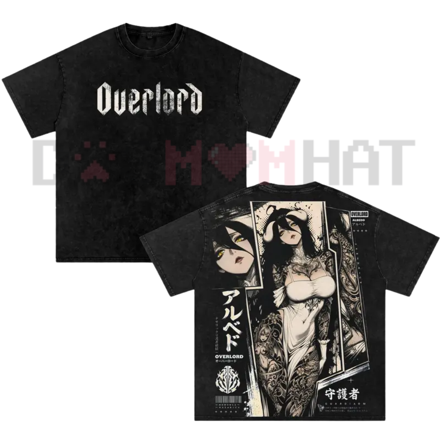 Albedo Overlord "Double-Printed" Vintage Washed T-Shirt
