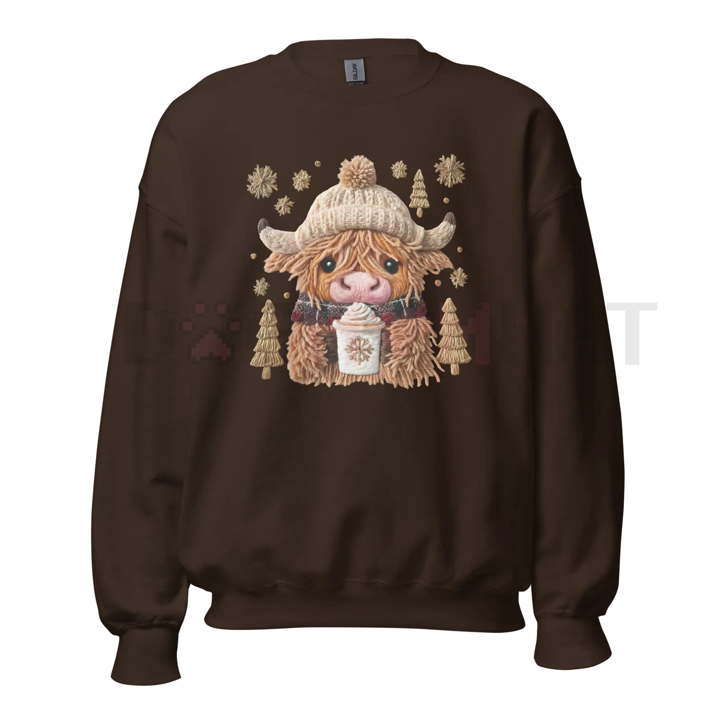 Cute Hairy Coo Unisex Crewneck Sweatshirt