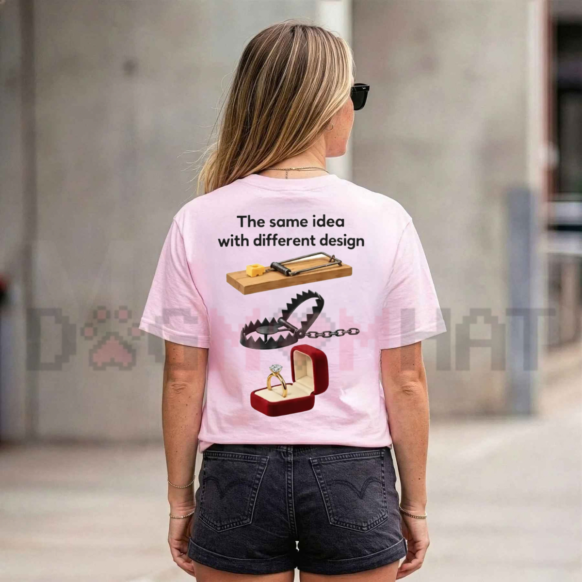 Parke Horizon Tee – "Same Idea Different Design" Funny Creative Humor Graphic T-Shirt