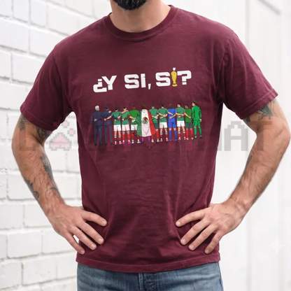 BojjiCo Y Si Si A Huevo Que Si Soccer Team Shirt - Spanglish Humor Graphic Tee