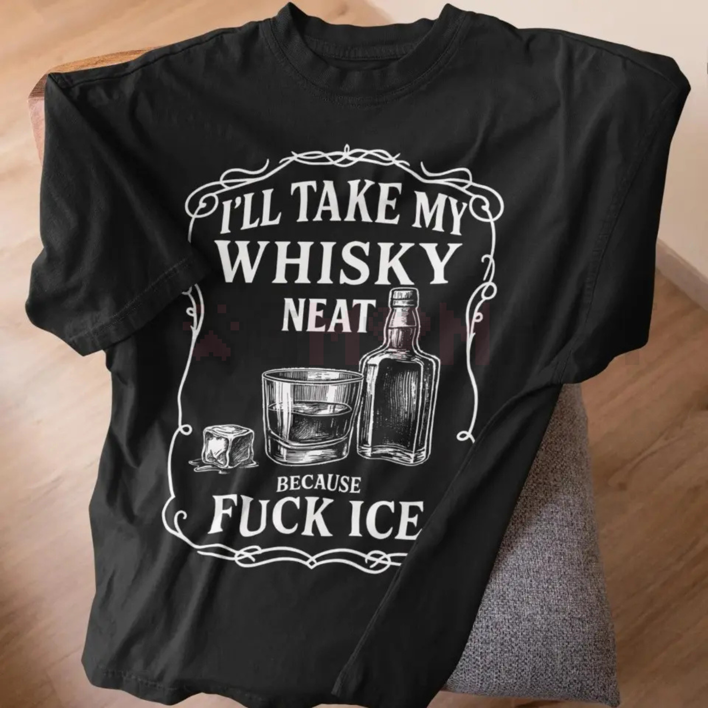 Pro-Immigrant "I'll Take My W Neat F ICE" T-Shirt