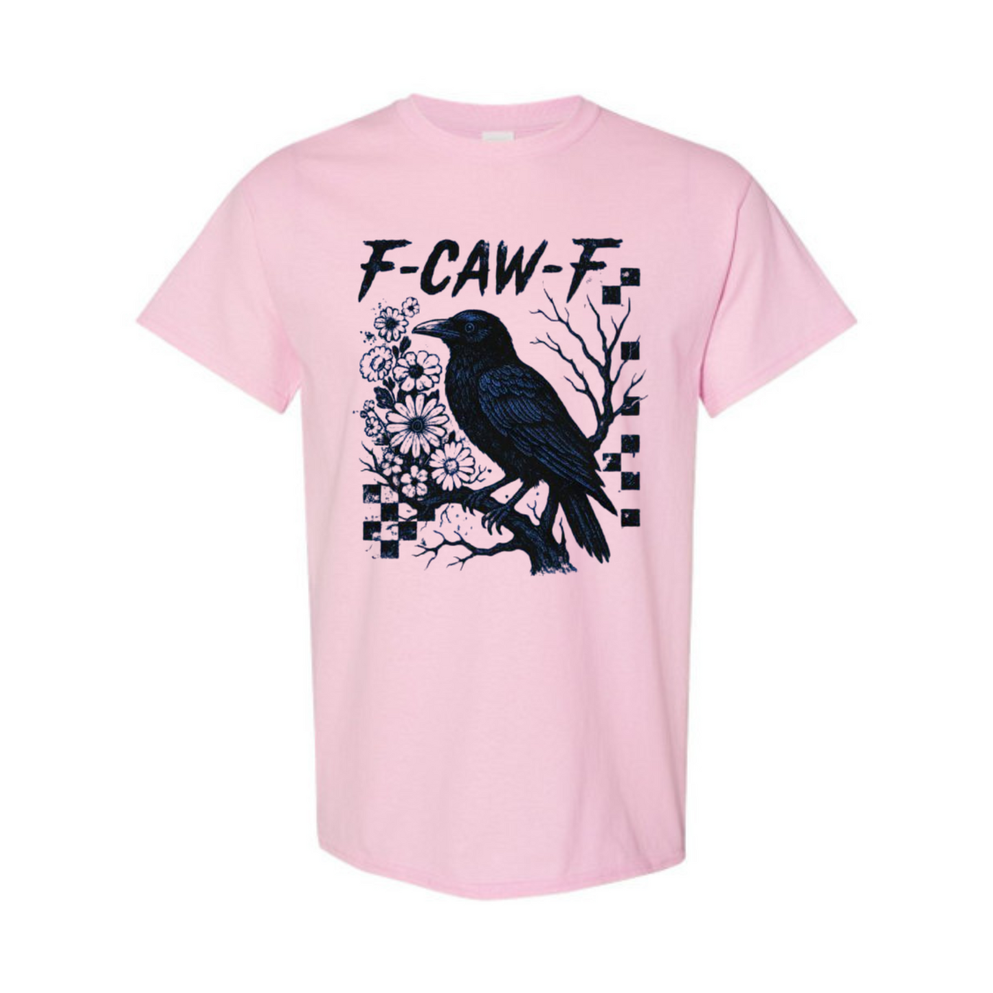 "F-Caw-F" Unisex T-Shirt - Funny Bird Pun Tee, Printed in USA