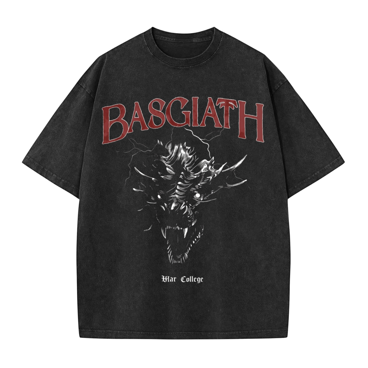 Riders Quadrant Crest Tee – Vintage Basgiath War College Fourth Wing Shirt