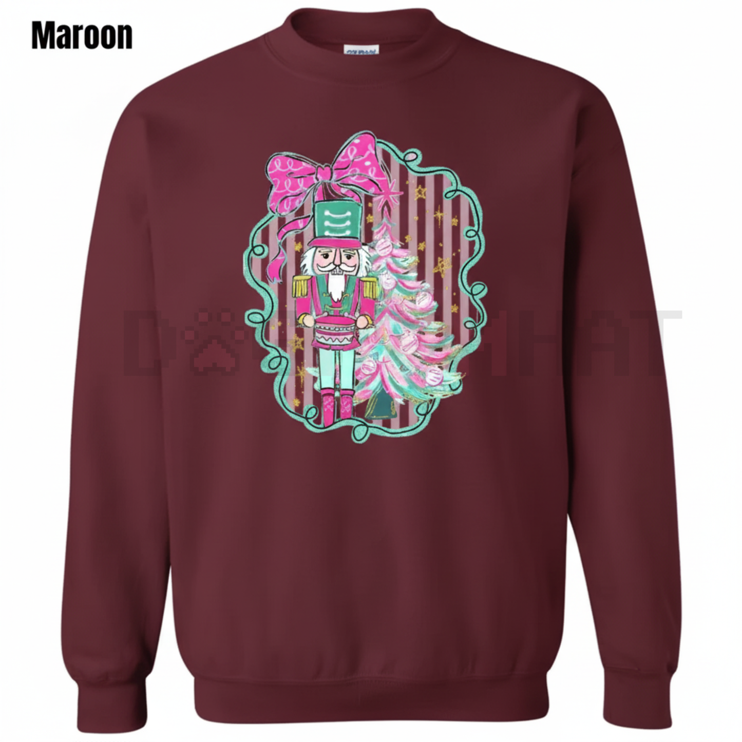 Pink & Teal Nutcracker Sweatshirt