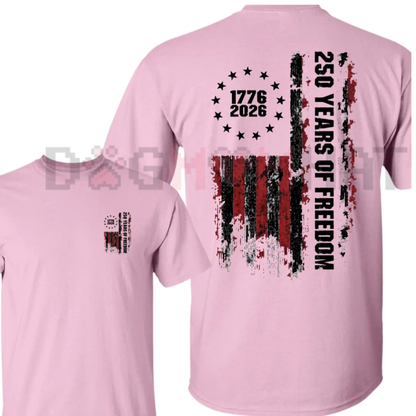 250th Anniversary American Flag T-Shirt