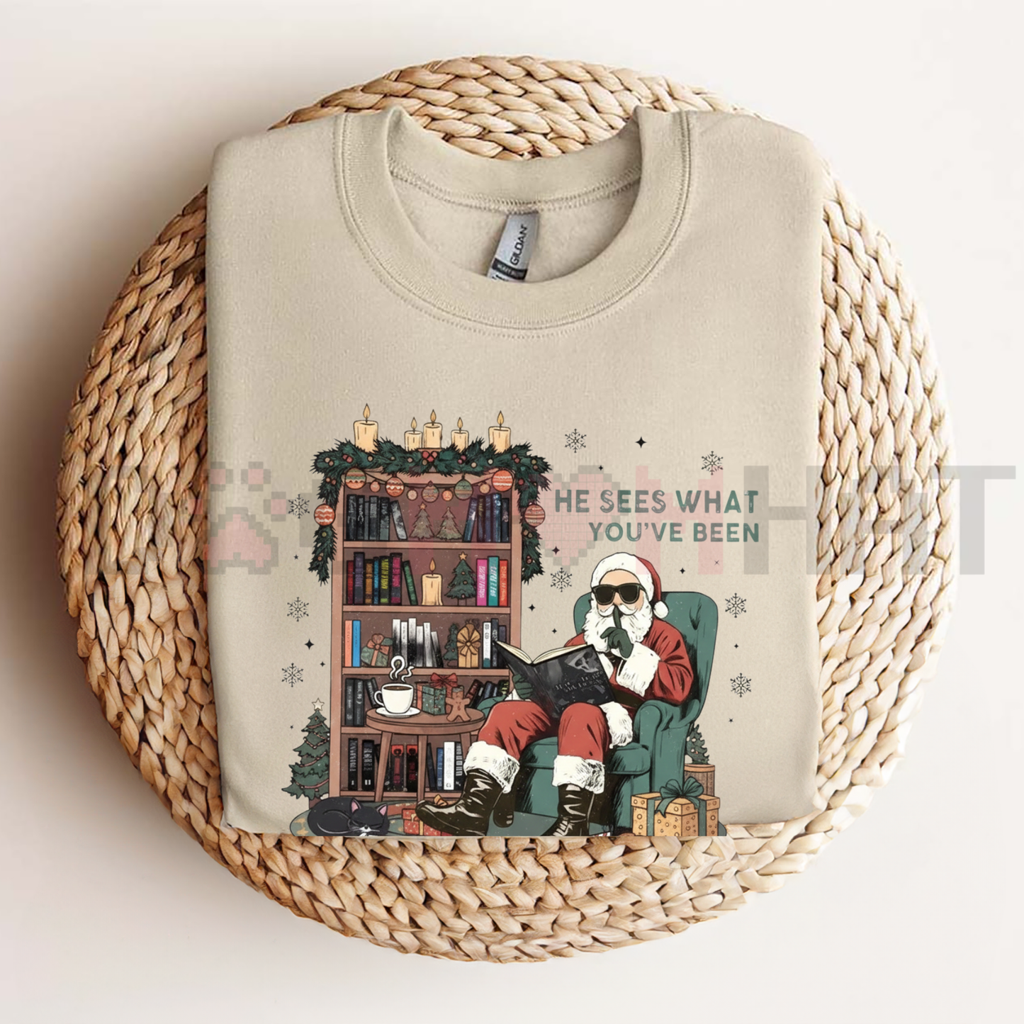 He Sees What You've Been Reading tshirt