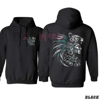 Chicano & Aztec Art Oversized Graphic Hoodie