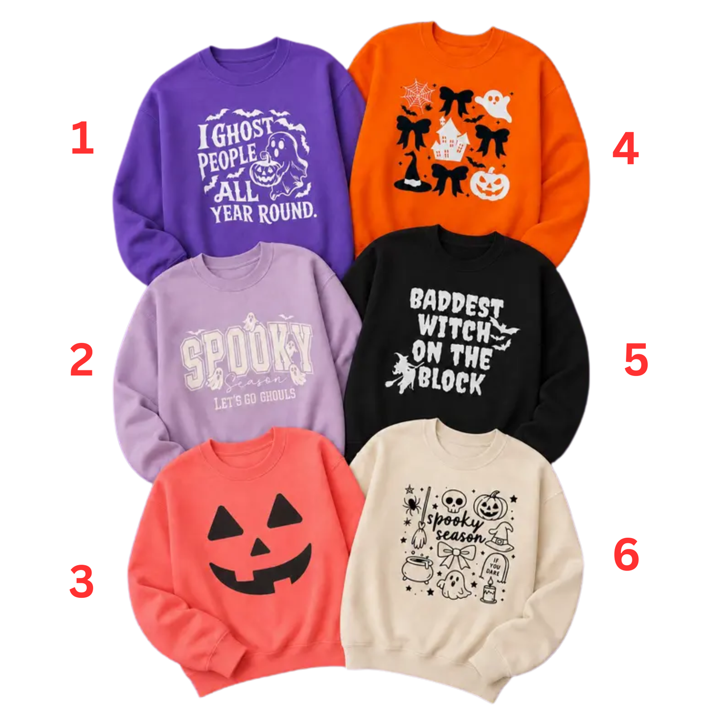 Halloween Edition Surprise Sweatshirt - Mystery Spooky Season Graphic Pullover