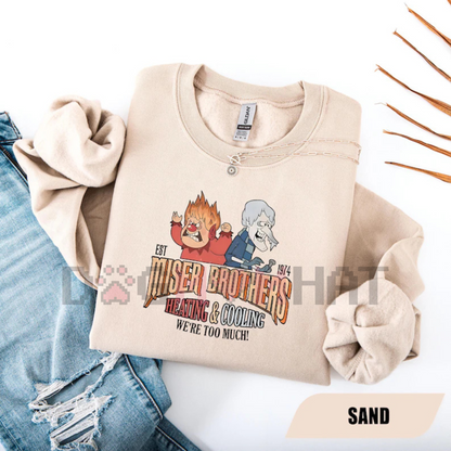 Women's Cartoon Graphic Print Crewneck Sweatshirt