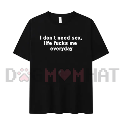 "Everything Is Fine" Sarcastic Graphic Tee – Vintage Adult Humor T-Shirt