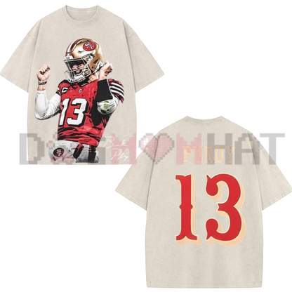 Original Brock Purdy #13 Bay Area Football Fan Graphic T-Shirt