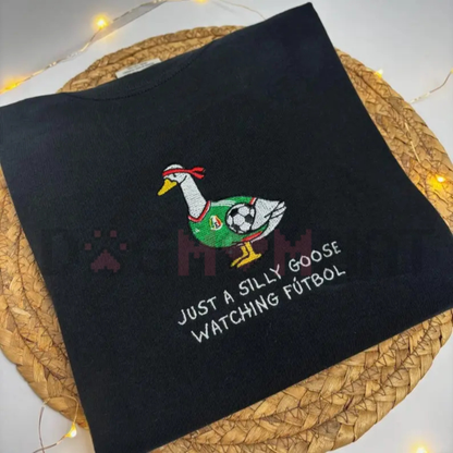 Mexico Futbol "Silly Goose" Embroidered Tee