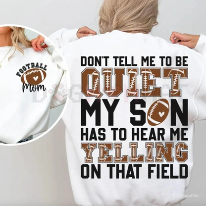 Football Mom Sweatshirt – Football Mama Gifts, Game Day Shirt, Touchdown Shirt