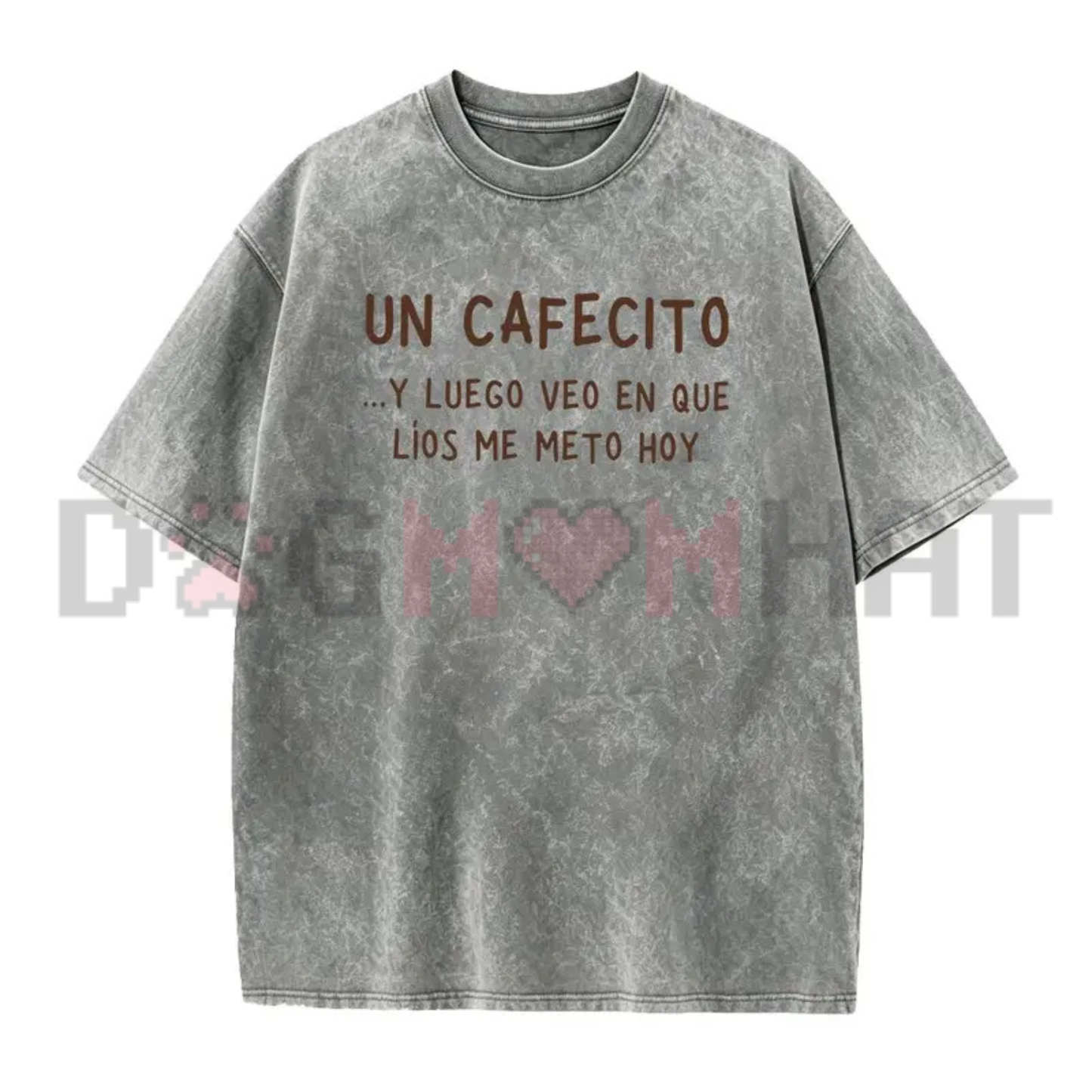 Un Cafecito Spanish Coffee Lover Graphic Tee - Soft Cotton Casual Latina Women Short Sleeve Top