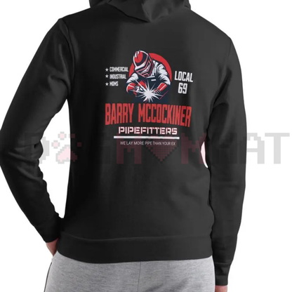 Barry McCockiner Pipefitters Local 69 Hoodie