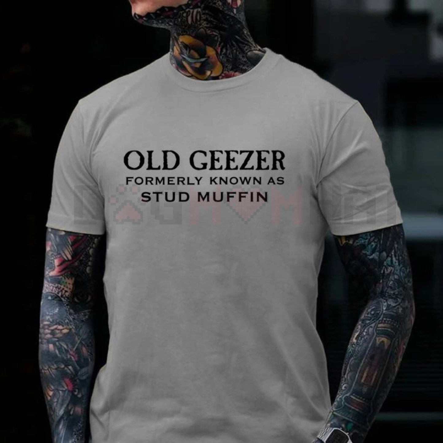Old Geezer Formerly Known As Stud Muffin T-shirt