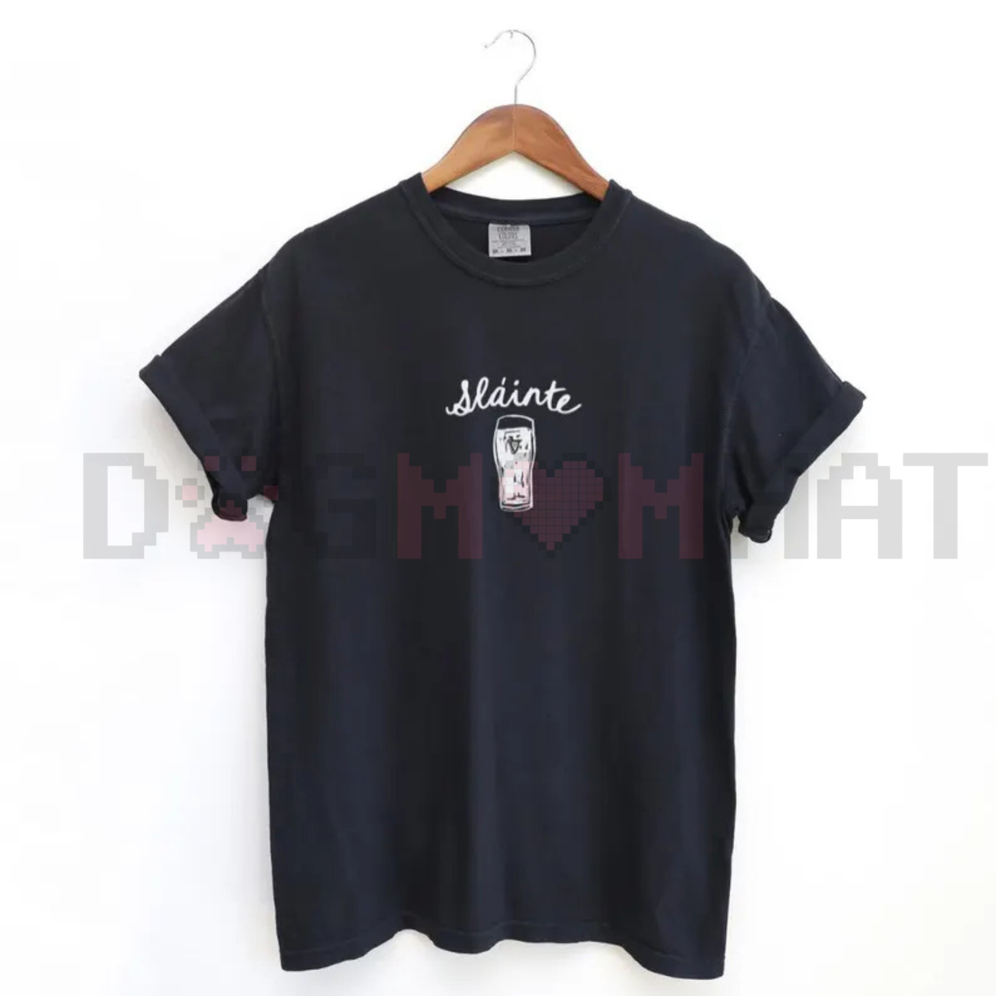 "Sláinte" Guinness-Inspired Irish Tee – Traditional Gaelic Beer Toast Shirt