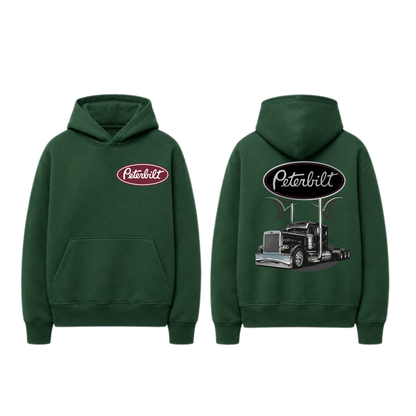 Parke Horizon Hoodie – Big Rig Semi-Truck Classic Black Pullover Graphic Sweatshirt