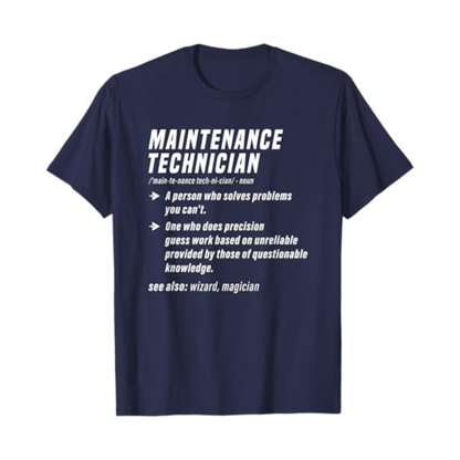 Maintenance Technician Definition T-Shirt