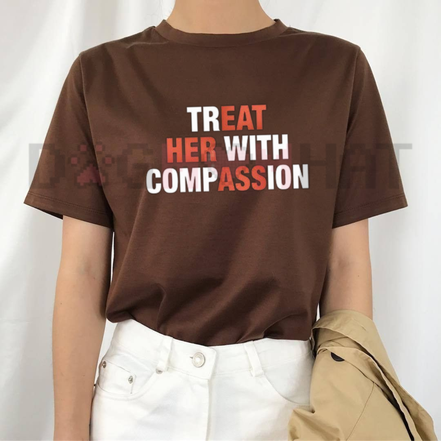 "Treat Her With Compassion" Mental Health Awareness Tee