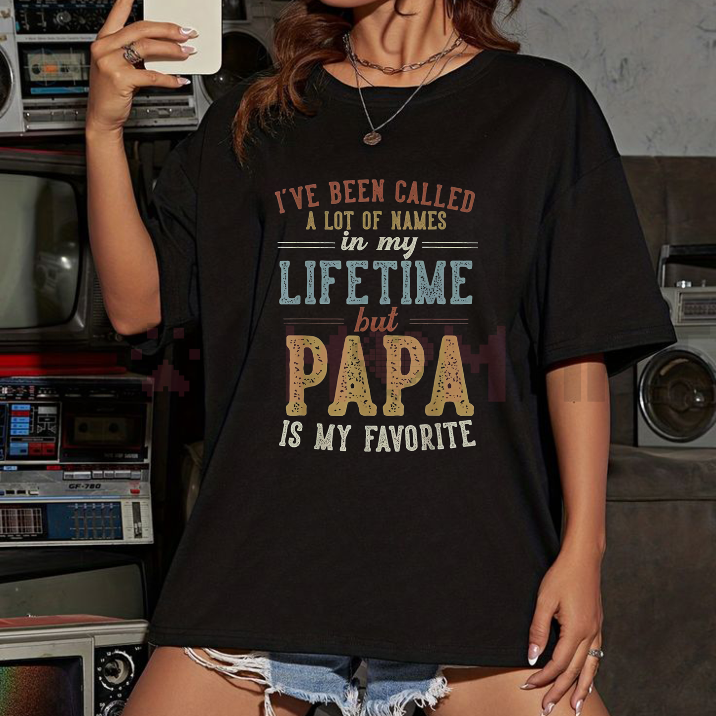 "Papa Is My Favorite Name" Father's Day T-Shirt