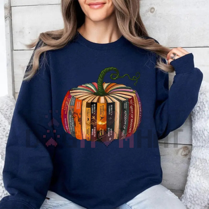 Fourth Wing Book Pumpkin Shirt – Spooky Dragon Lover Tee, Iron Flame & Onyx Storm Fan Top, Perfect Bookish Gift