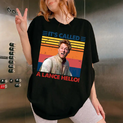 A Knight's Tale "It's Called A Lance, Hello" T-Shirt – Vintage Movie Quote Cult Classic Tee