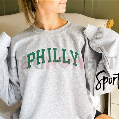 Embroidered Go Birds Game Day Crewneck Sweatshirt