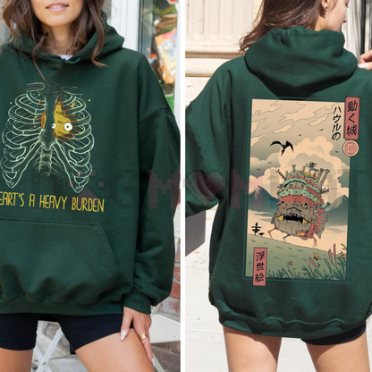 Studio Ghibli Howl's Moving Castle Quote Hoodie