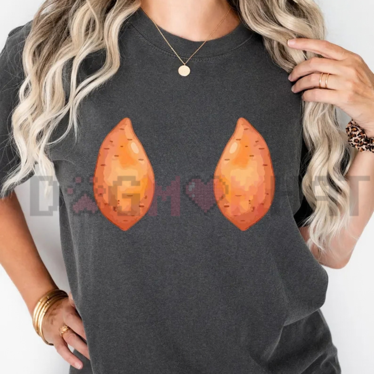 I Give Good Sweet Potato Funny Thanksgiving Matching Graphic T-Shirt