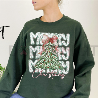 Cute Floral Christmas Sweatshirt