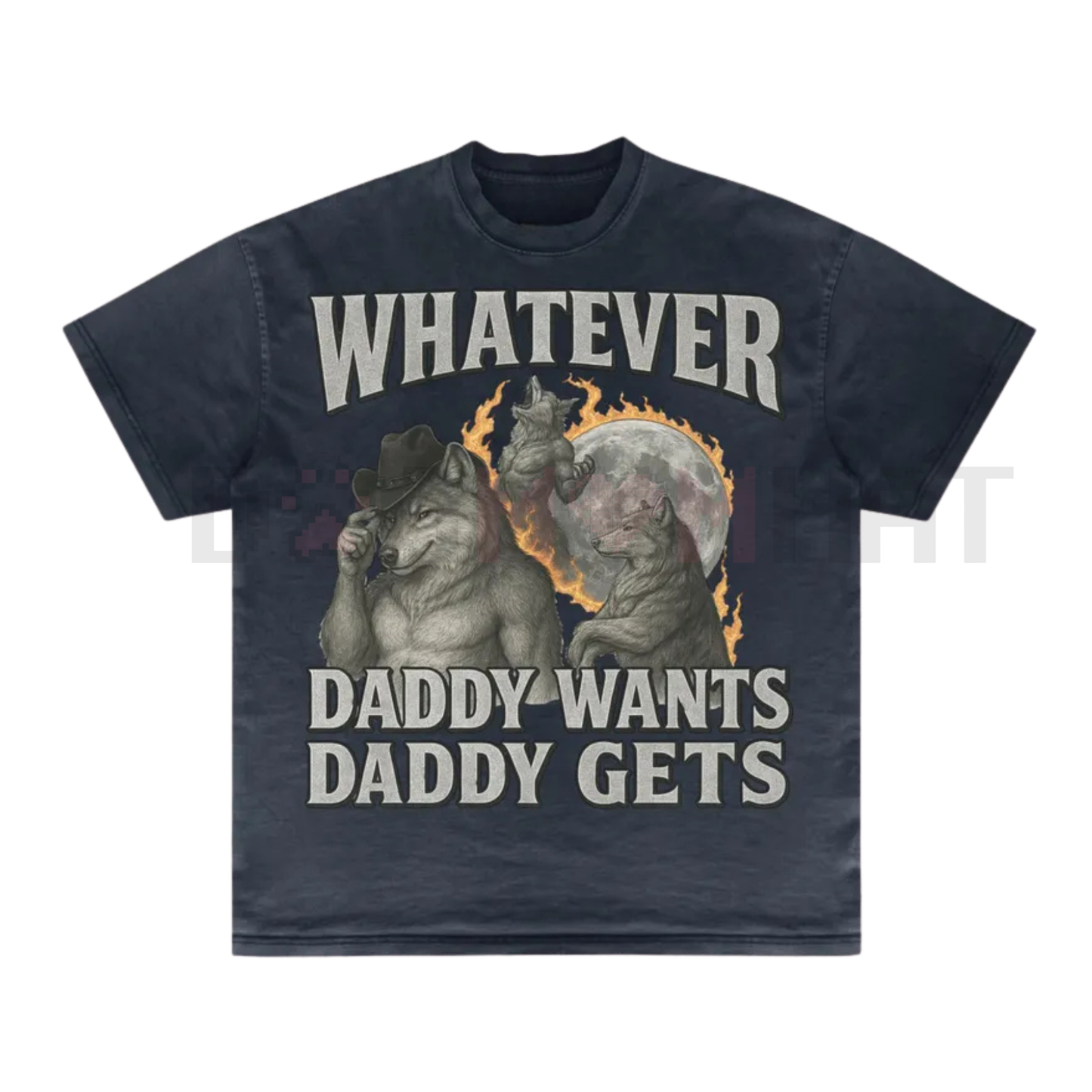 Edgy Viral Slogan T-Shirt – Unisex Dark Humor Werewolf Meme Cringe Apparel