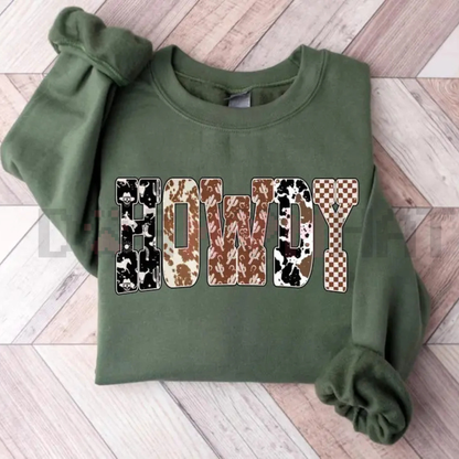 "Howdy Yee Haw" Western Sweatshirt