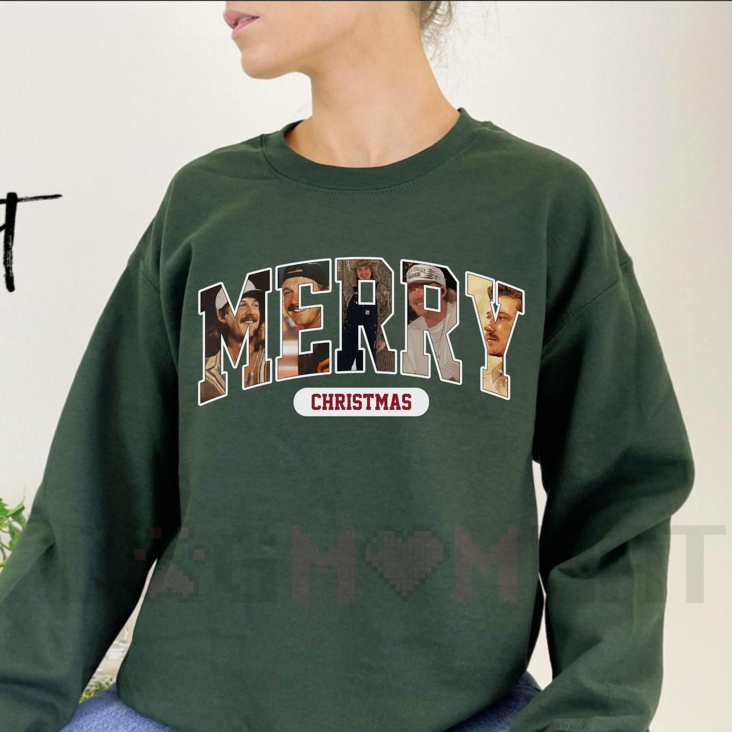Morgan Wallen MERRY Christmas Sweatshirt: Country Music Holiday Crewneck, Last Night's Look Festive Jumper, Wallen Fan Gift