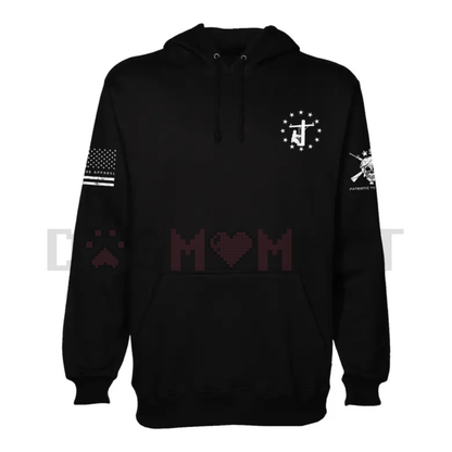 Patriotic Lineman USA Flag Work Hoodie