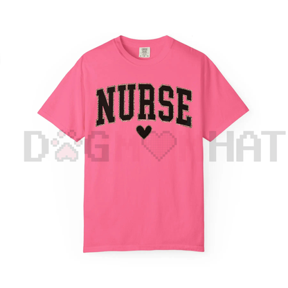 Leopard Nurse Lightning Bolt T-Shirt