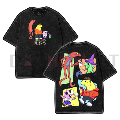 Smiling Friends Vintage Washed