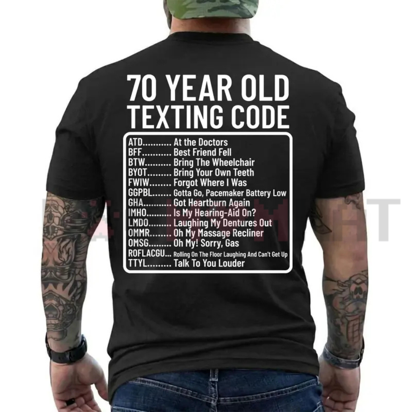 Funny 70th Birthday ATD At The Doctors Shirt - Sarcastic Aging Humor Tee