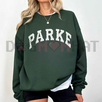 Parke Horizon Crewneck – PARKE Women's Autumn Winter Casual Sweatshirt