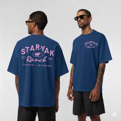 Star Yak Ranch Homegrown Logo Graphic Tee - Vintage Wyoming Country Soft Cotton Unisex Casual Western T-Shirt